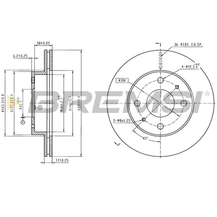 CD8225V_1.jpg Kit Dischi E Pastiglie Freno 15mm Anteriori Suzuki Carry Furgonato 2000-2024 1.3 16v S.f. Sumitomo Ventilato