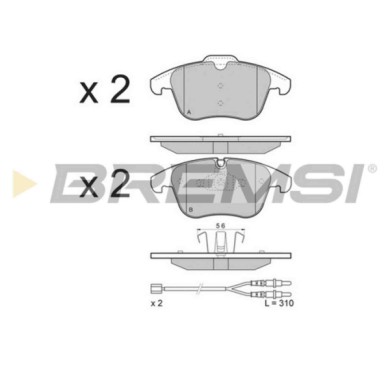 NEUTRO.jpg Kit Dischi E Pastiglie Freno Anteriori Peugeot 508 Sw I 2010-2018 1.6 Hdi S.f. Ate Ventilato