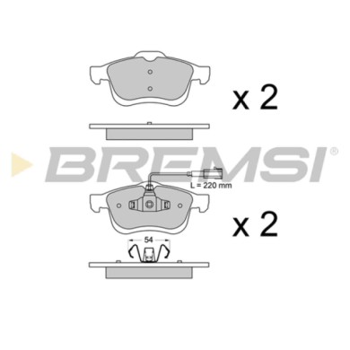 NEUTRO.jpg Kit Dischi E Pastiglie Freno 20.3mm Anteriori Fiat Doblo Cargo 2010-2024 1.3 D Multijet S.f. Ate Ventilato