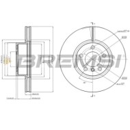 CD8314V.JPG Kit Dischi E Pastiglie Freno 28.2mm Anteriori Bmw X3 2011-2017 Xdrive35d S.f. Lucas Ventilato