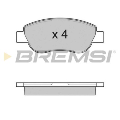 NEUTRO.jpg Kit Dischi E Pastiglie Freno 17.4mm Anteriori Renault Scénic Ii 2003-2008 1.4 S.f. Bosch Ventilato