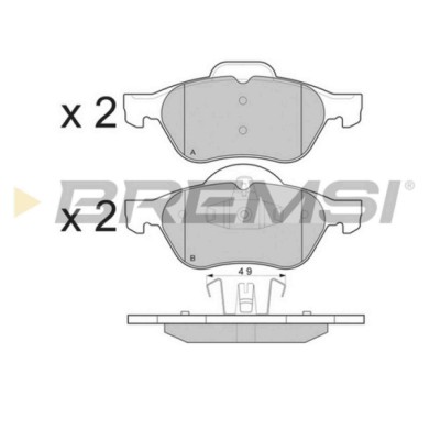 NEUTRO.jpg Kit Dischi E Pastiglie Freno 18mm Anteriori Renault Clio Iii 2006-2014 2.0 16v S.f. Ate Ventilato
