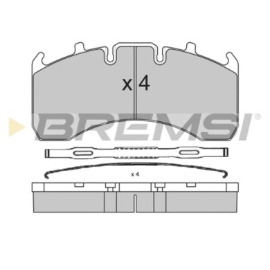 NEUTRO.jpg Kit Dischi E Pastiglie Freno 30mm Anteriori Renault Kangoo 2003-2024 1.9 Dci 4x4 S.f. Meritor Ventilato