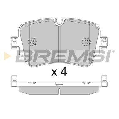 NEUTRO.jpg Kit Dischi E Pastiglie Freno 17mm Posteriori Audi Q7 2015-2024 2.0 Tfsi Quattro S.f. Trw Ventilato
