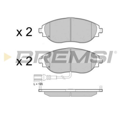 NEUTRO.jpg Kit Dischi E Pastiglie Freno 20mm Anteriori Seat Leon 2013-2020 1.2 Tsi S.f. Trw Ventilato
