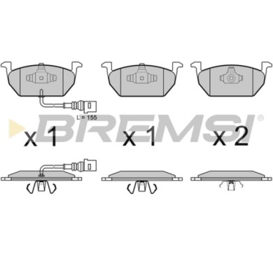 NEUTRO.jpg Kit Dischi E Pastiglie Freno 17.4mm Anteriori Audi A3 Cabriolet 2016-2020 1.4 Tfsi S.f. Ate - Teves Ventilato