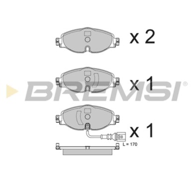 NEUTRO.jpg Kit Dischi E Pastiglie Freno 19.9mm Anteriori Audi A3 Cabriolet 2014-2020 1.8 Tfsi S.f. Trw Ventilato