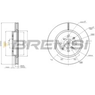 CD8410V.JPG Kit Dischi E Pastiglie Freno 15.3mm Anteriori Suzuki Swift Iv 2010-2024 1.3 Ddis S.f. Trw Ventilato