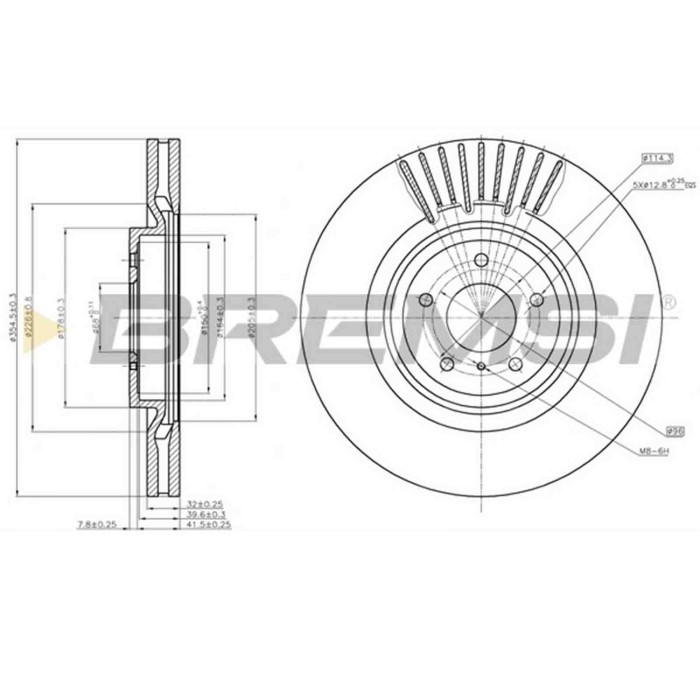 CD8430V.JPG Kit Dischi E Pastiglie Freno 17mm Anteriori Infiniti G Coupé 2007-2016 37 S.f. Sumitomo Ventilato