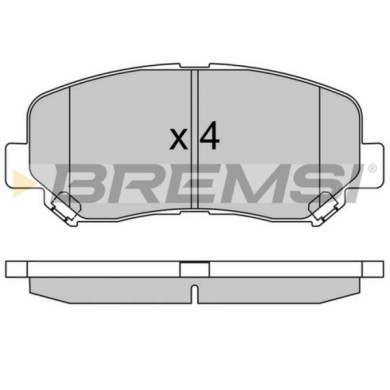 NEUTRO.jpg Kit Dischi E Pastiglie Freno 15.8mm Anteriori Mazda Cx-5 2011-2017 2.0 S.f. Akebono Ventilato
