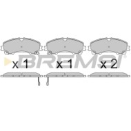 NEUTRO.jpg Kit Dischi E Pastiglie Freno 16mm Anteriori Nissan X-trail 2014-2024 1.6 Dci S.f. Akebono Ventilato