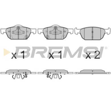 NEUTRO.jpg Kit Dischi E Pastiglie Freno 17.3mm Anteriori Honda Civic Ix Tourer 2014-2016 1.6i-dtec S.f. Ate - Teves Ventilato