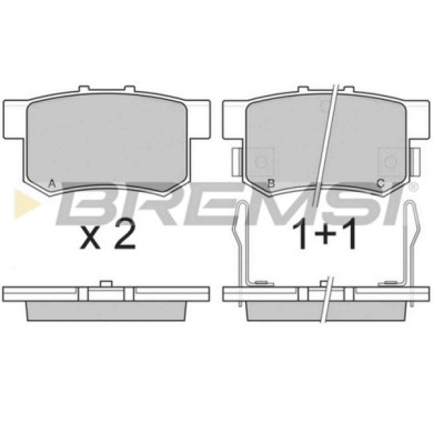 NEUTRO.jpg Kit Dischi E Pastiglie Freno 14.5mm Posteriori Honda Civic Ix 2013-2016 1.6i-dtec S.f. Akebono Pieno