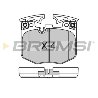 NEUTRO.jpg Kit Dischi E Pastiglie Freno 19.9mm Anteriori Bmw 3 2019-2024 330d Xdrive S.f. Brembo Ventilato