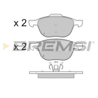 NEUTRO.jpg Kit Dischi E Pastiglie Freno 18.3mm Anteriori Ford Ecosport 2016-2024 1.0 Ecoboost S.f. Ate Ventilato