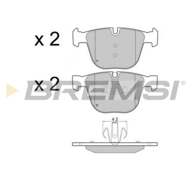 NEUTRO.jpg Kit Dischi E Pastiglie Freno 17.3mm Posteriori Bmw 5 2010-2014 520d S.f. Ate Ventilato