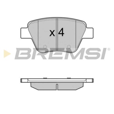 NEUTRO.jpg Kit Dischi E Pastiglie Freno 17.7mm Posteriori Skoda Superb Iii 2015-2024 1.4 Tsi S.f. Bosch Pieno