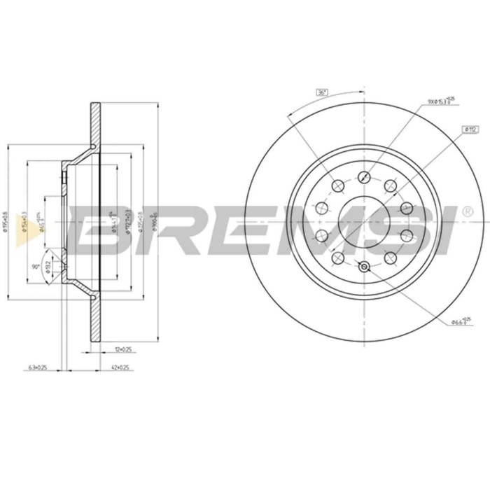 CD8506S.JPG Kit Dischi E Pastiglie Freno 15.5mm Posteriori Audi A3 2017-2020 1.6 Tdi S.f. Ate - Teves Pieno