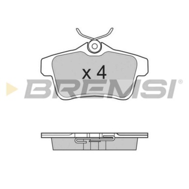 NEUTRO.jpg Kit Dischi E Pastiglie Freno 17.5mm Posteriori Citroën C4 Ii 2014-2017 1.2 Thp 130 S.f. Trw Pieno