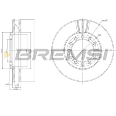 CD8526V.JPG Kit Dischi E Pastiglie Freno 18.5mm Anteriori Audi A8 1995-1996 2.8 S.f. Lucas Girling Ventilato