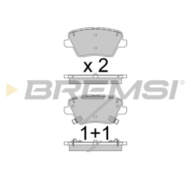NEUTRO.jpg Kit Dischi E Pastiglie Freno 15.5mm Posteriori Hyundai I30 2016-2024 1.0 T-gdi S.f. Mando Pieno