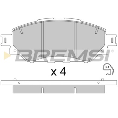 NEUTRO.jpg Kit Dischi E Pastiglie Freno 15.6mm Anteriori Toyota Hilux Viii Pick-up 2015-2024 2.4 D S.f. Advics Ventilato