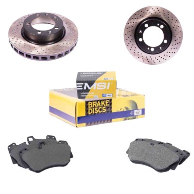 BP7278.JPG Kit Dischi E Pastiglie Freno 30mm Anteriori Mercedes-benz Cls 2011-2017 Cls 500 S.f. Knorr Perforato/autoventilato