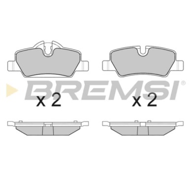 NEUTRO.jpg Kit Dischi E Pastiglie Freno 16.6mm Posteriori Mini Mini Clubman 2014-2024 Cooper S.f. Trw Pieno