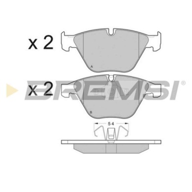 CD8614V.JPG Kit Dischi E Pastiglie Freno 20.3mm Anteriori Bmw 3 2015-2018 320i Xdrive S.f. Ate Intagliato/perforato