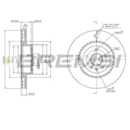 CD8620V_1.jpg Kit Dischi E Pastiglie Freno 15.6mm Anteriori Tesla Model S 2013-2014 P85 S.f. Brembo Ventilato