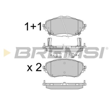 NEUTRO.jpg Kit Dischi E Pastiglie Freno 18.7mm Anteriori Toyota Auris 2015-2018 1.2 S.f. Bosch Ventilato