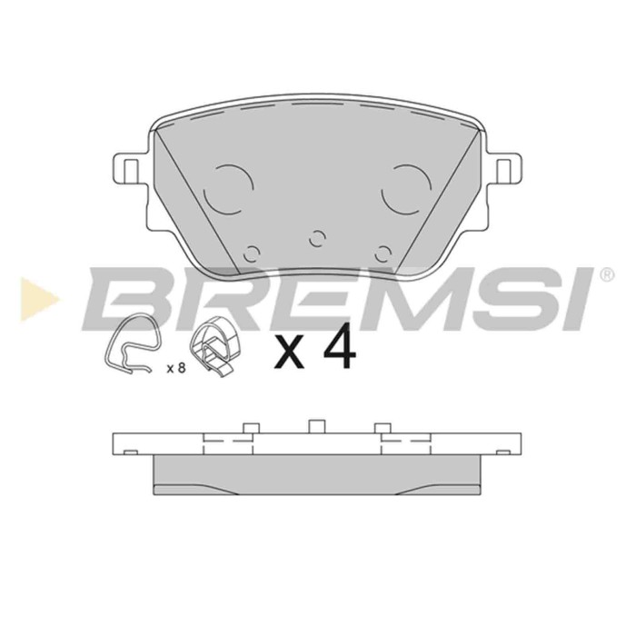 NEUTRO.jpg Kit Dischi E Pastiglie Freno 17.3mm Posteriori Mercedes-benz Classe B 2019-2024 B 160 Pieno