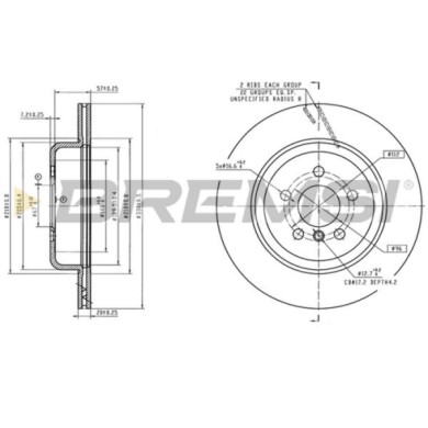 CD9058V_1.jpg Kit Dischi E Pastiglie Freno 19.9mm Anteriori Ford Galaxy 2018-2024 2.0 Ecoblue S.f. Ate - Teves Ventilato