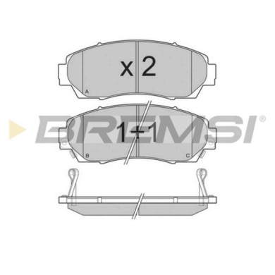 NEUTRO.jpg Kit Dischi E Pastiglie Freno 18mm Anteriori Honda Cr-v V 2017-2024 1.5 Vtec S.f. Akebono Ventilato
