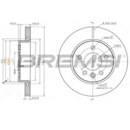 CD9105V_1.jpg Kit Dischi E Pastiglie Freno 19.1mm Posteriori Man Tge Autobus 2017-2024 2.0 Tdi Awd Ventilato