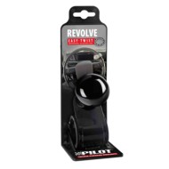 00035-S-01.JPG Revolve Pomello Volante In Alluminio Anodizzato Nero Staffa Nera Pomelli Volante Accessori Volante