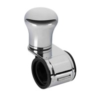 Revolve Pomello Volante In Alluminio Cromato Staffa Cromata Pomelli Volante Accessori Volante