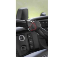 00043-C-01.JPG Revolve Pomello Volante In Pelle Con Cuciture Rosse Staffa Cromata Pomelli Volante Accessori Volante