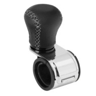 Revolve Pomello Volante In Pelle Con Cuciture Silver Staffa Cromata Pomelli Volante Accessori Volante