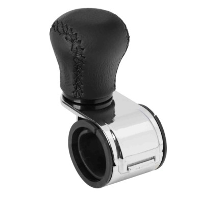 00045-C-01.JPG Revolve Pomello Volante In Pelle Con Cuciture Nere Staffa Cromata Pomelli Volante Accessori Volante
