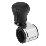 00045-C-01.JPG Revolve Pomello Volante In Pelle Con Cuciture Nere Staffa Cromata Pomelli Volante Accessori Volante