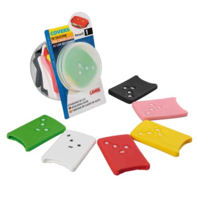 01521-C-01.JPG Covers Per Chiavi Auto Dispenser 20 Pz Covers Per Chiavi Auto Dispenser 20 Pz Colori Assortiti Covers Chiavi Auto