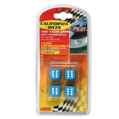 02463-S-01.JPG California Dices Set 4 Tappi Coprivalvola Azzurro Tappi Coprivalvola Protezione/estetica