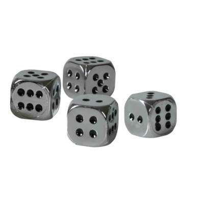 02464-A-01.JPG California Dices Set 4 Tappi Coprivalvola Cromo Tappi Coprivalvola Protezione/estetica