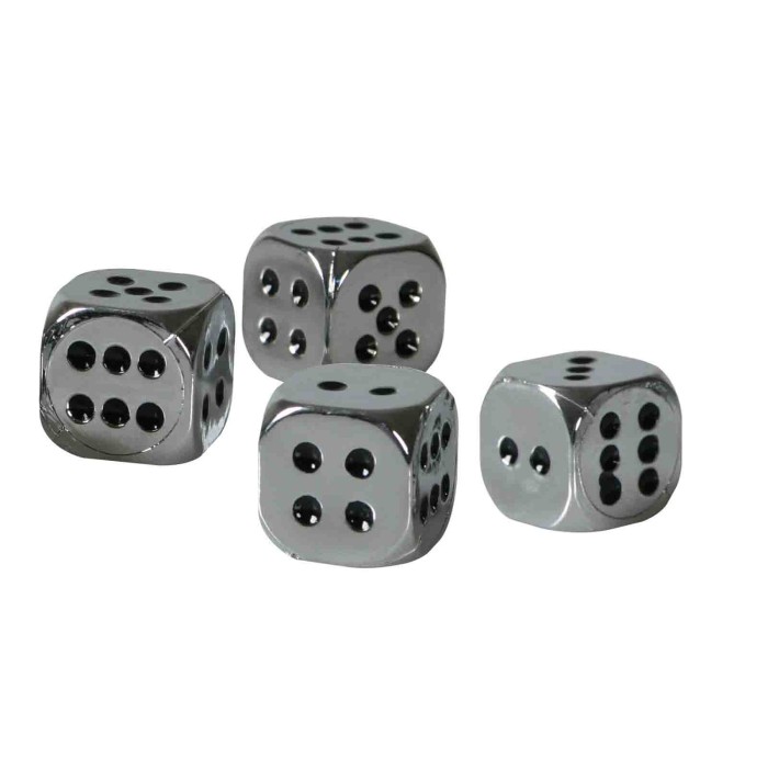 02464-A-01.JPG California Dices Set 4 Tappi Coprivalvola Cromo Tappi Coprivalvola Protezione/estetica