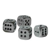 California Dices Set 4 Tappi Coprivalvola Cromo Tappi Coprivalvola Protezione/estetica