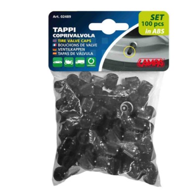 02489-S-01.JPG Tappi Coprivalvola In Abs Set 100 Pz Tappi Coprivalvola Protezione/estetica