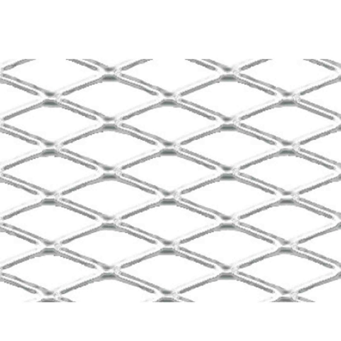 04590-C-01.JPG Racing Grill Rombo Medio 6x12 Mm 120x20 Cm Lucido Lucido Griglie Aerazione