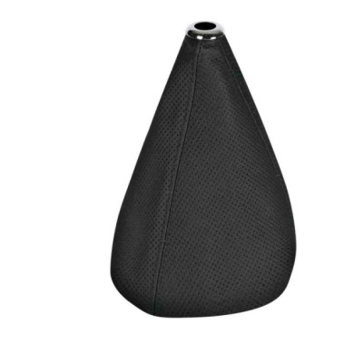 05047-D-01.JPG Premium Sport Cuffia Leva Cambio In Pelle Perforata Nero Cuffie Cambio Leva Cambio