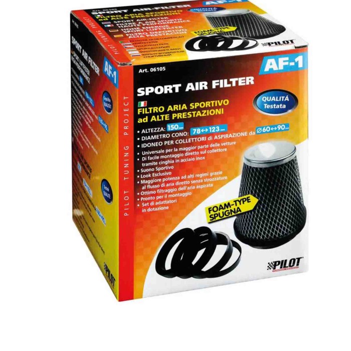 06105-S-01.JPG Af 1 Filtro Aria Conico In Spugna Filtri Sportivi Filtri Aria Universali